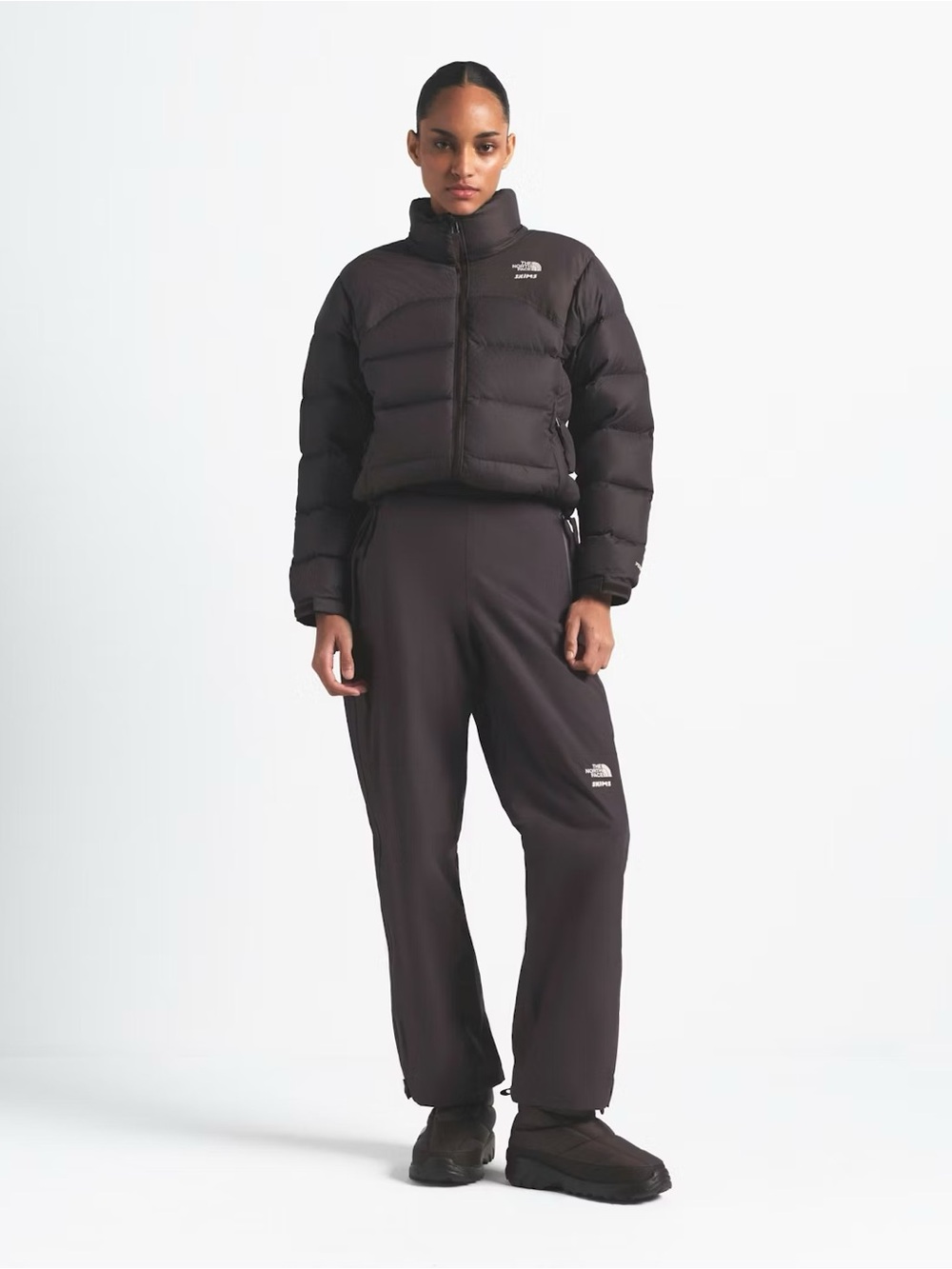 THE NORTH FACE X SKIMS 2000 RETRO NUPTSE JACKET LIMITED EDITION: PHOENIX LARGE